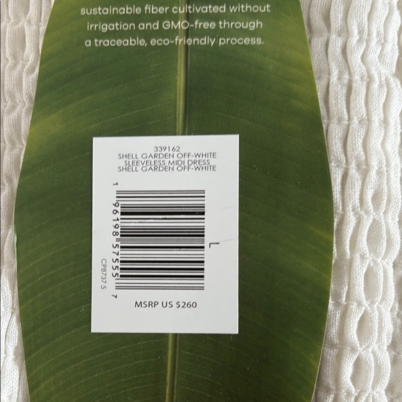 FARM Rio White and Blue Midi Dress - Picture 6 of 7